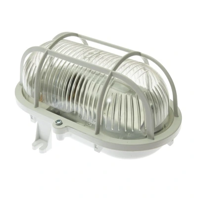 LAMPA BAT CU GRATAR 15W IP54 AD-OP-6561WE27SPS | CatenaElectric